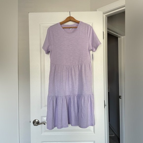 NWT Old Navy Tiered Mini Swing Dress - Picture 2 of 5